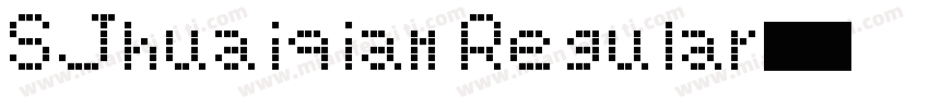 SJhuaiqian Regular字体转换